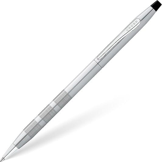 Cross Classic Century Refillable Ballpoint Pen Presented in a Luxury Gift Box - Medium Point, Black Ink, Brushed Chrome