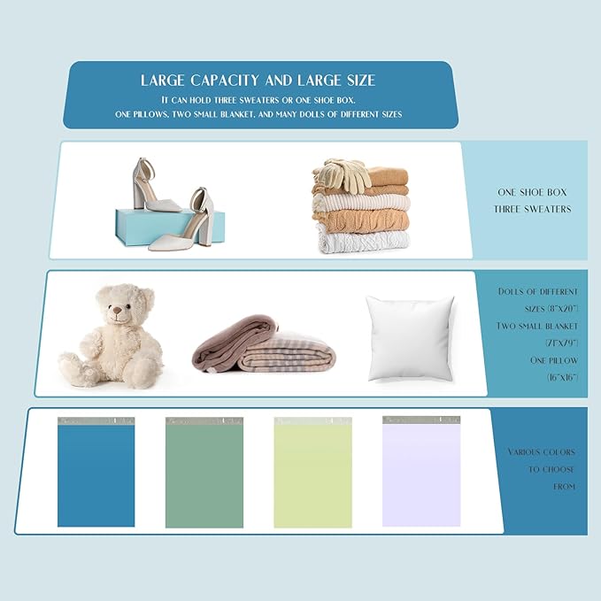 Metronic Large Poly Mailers 19x24 100Pcs, Strong Adhensive Shipping Bags for Clothing, Waterproof Mailers Bags for Small Business, Shipping Envelopes, Tear-resistant Packing Bags in Dark Blue