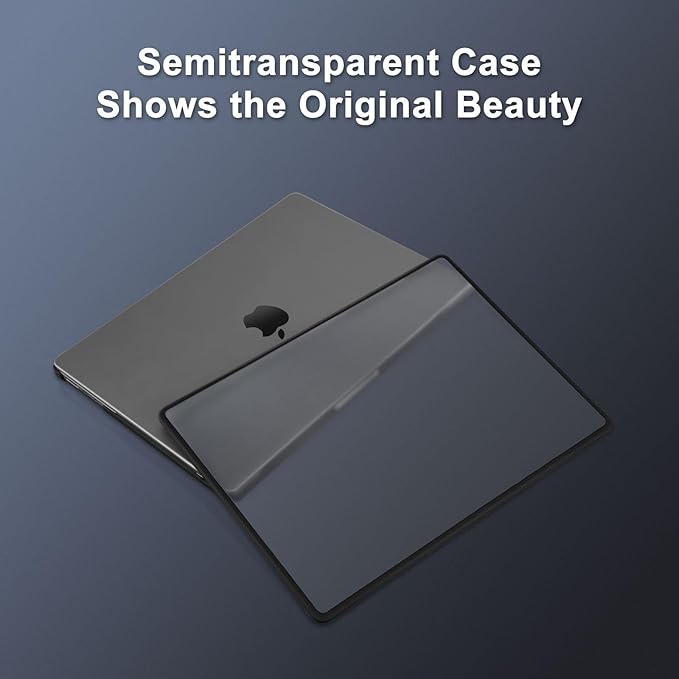 MOSISO Compatible with MacBook Air 13 inch Case 2025-2022 M4 A3240 M3 A3113 M2 A2681, Soft TPU Frame Bumper Anti-Cracking Hard Case&Keyboard Skin&Screen Film for MacBook Air 13.6 inch, Black