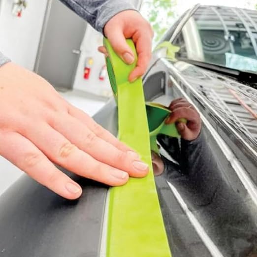 LAUCO DINOGREN High Performance Masking Tape for Car Paint, Heat & Water Resistant, Multi-Purpose Green (2 in (5 Rolls))
