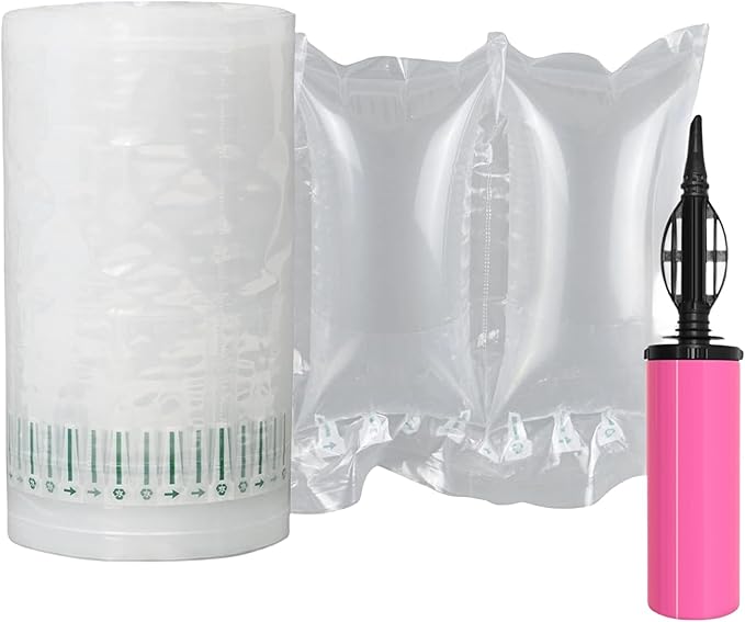 Packing Air Pillows for Shipping 600 Count Packaging Air Bags Inflatable Shipping Supplies Box Filler Alternative to Packing Peanuts, Purse Stuffers for Shape 4.72" x 9.84"