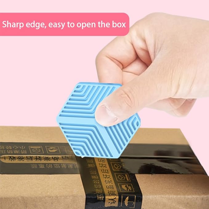 Letter Opener,2Pcs Mini Box Cutter,Ceramic Blades Box Cutter With Magnetic And Keychain,Cute Shaped Box Cutters(White,Pink).