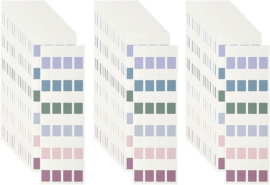 PATIKIL Clear Index Sticky Tabs, 720 Pcs Small Transparent Sticky Notes Bookmarks Planner Stickers Page Tabs for Office Notebooks File Folder Ledger Book, Retro 6 Colors