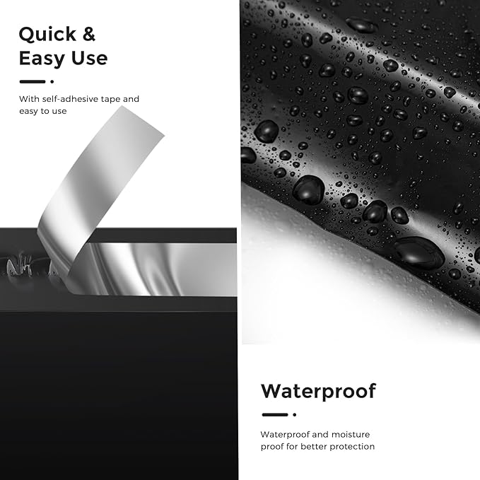 Metronic 1000PC Poly Mailers 12X15.5, Sturdy Shipping Bags for Small Business, Waterproof Mailers Poly Bags, Strong Adhesive Shipping Envelopes for Clothing, Efficient Mailing Envelopes in Black