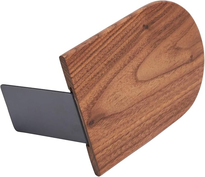 Pandapark Wood Bookends,Non-Skid Bookend for Shelves,Heavy Duty Bookends,Book Stand for Books/CDs,1 Pair