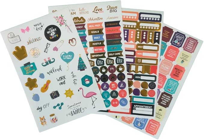 Llama Love Calendar 2025 with Sticker Pack, 12 x 12 inch, Inspiration Quotes, Llama Gift, Llama Wall Calendar and Sticker Set