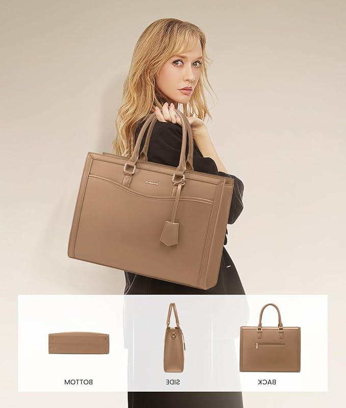 LOVEVOOK Laptop Tote Bag for Women, Office Work Bag Briefcase fit for 15.6 inch Laptop, Large Capacity Teacher Bag Handbag