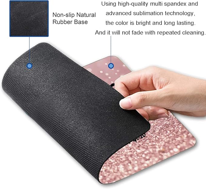 Mouse Pad, Premium-Textured Mouse Mat, Non-Slip Rubber Base Mousepad for Laptop, Computer & PC,9.5×7.9 in,Bible Be Still