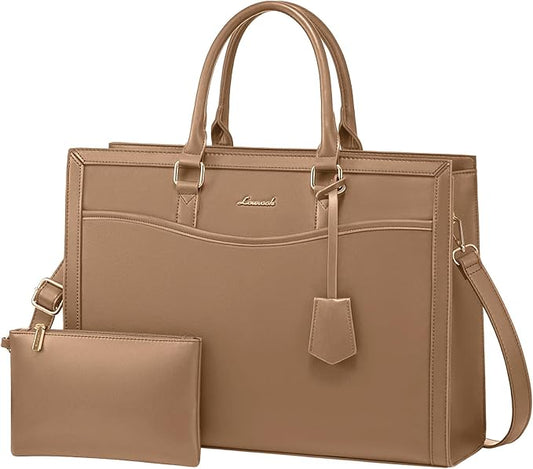 LOVEVOOK Laptop Tote Bag for Women, Office Work Bag Briefcase fit for 15.6 inch Laptop, Large Capacity Teacher Bag Handbag