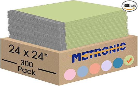 Metronic 300PC Poly Mailers 24x24 Large Shipping Bags for Clothing, Strong Adhensive Mailers Bags for Small Business, Shipping Envelopes, Tear-resistant Mailing Bags in Avocado Green