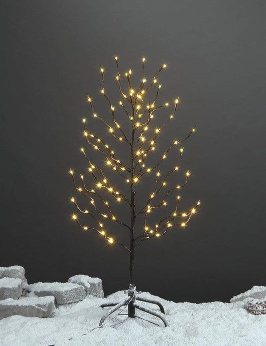 LIGHTSHARE 3FT 112LED Star Light Tree, for Home Festival Party Christmas, Indoor and Outdoor Use, Warm White