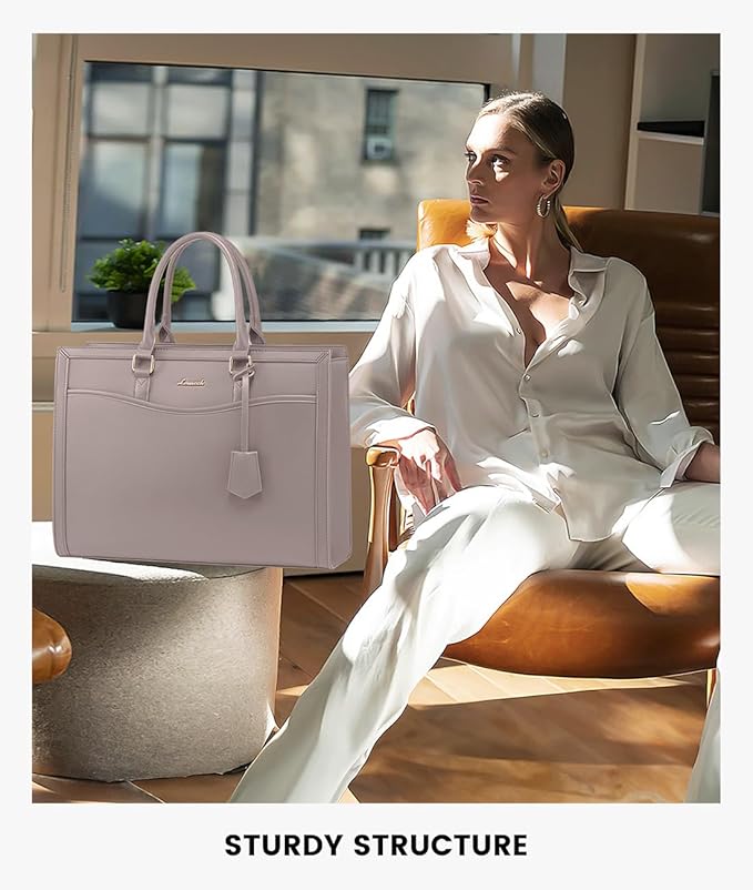 LOVEVOOK Laptop Tote Bag for Women, Office Work Bag Briefcase fit for 15.6 inch Laptop, Large Capacity Teacher Bag Handbag