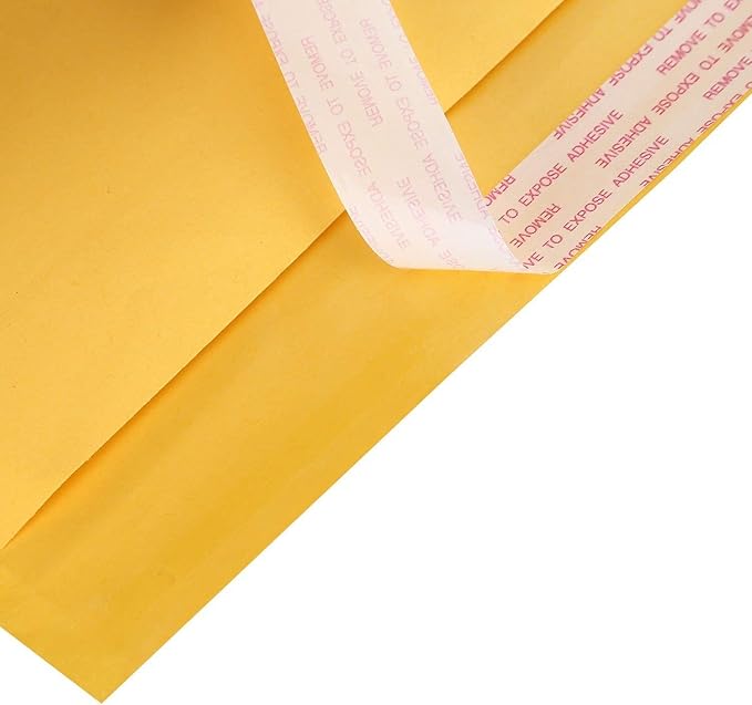 PackageZoom #4 9.5 x 14.5 Padded Envelopes Kraft Bubble Mailer Shipping Envelopes 100 Pack
