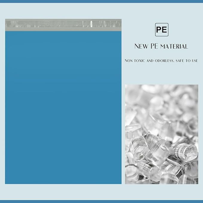 Metronic Poly Mailers 24x24 100 Pcs, Large Shipping Bags for Clothing, Strong Adhensive Shipping Envelopes for Small Business, Mailers Poly Bags, Tear-resistant Mailing Bags in Dark Blue