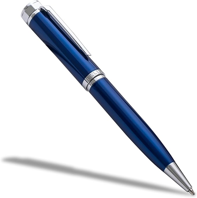 Ellington Pens Luxury Ballpoint Pen – Premium Quality, Smooth Writing Experience, Elegant Design, Includes 2 Ink Refills (Black & Blue) – Ideal for Professionals and Gift Giving