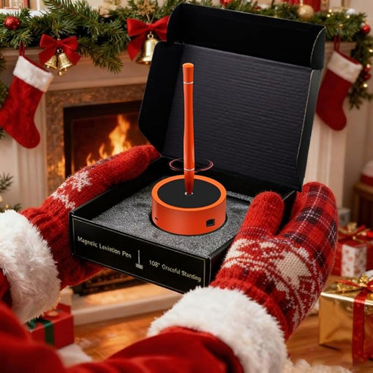 Ballpoint Pen with Magnetic Levitation&USB C Hub Dock,4-in-1 Adapter with Gigabit Ethernet,Ultimate Christmas Business Gift for Successful Professionals,Tech Enthusiasts,Pentel Pens&Sign Pen Users