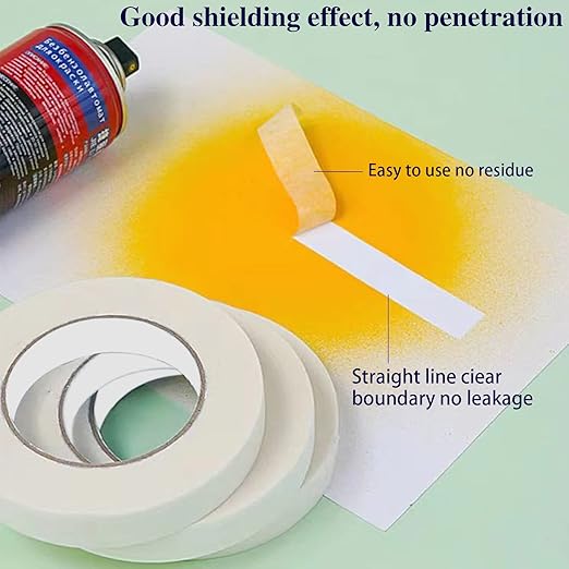 Masking Tape 1 Inch wide, 12 Rolls Painters Tape, Painter's Painting with Multi-Surface Adhesive Backing for Artist DIY Crafts, Arts, Decorations, Wall Painting 1 Inch x 55 Yards (660 Yards Total)
