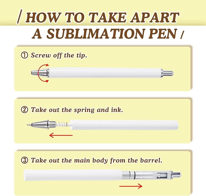 45 Pack Sublimation Pens Blank With Shrink Wrap, No Clip Heat Transfer Sublimation Ballpoint Pen, White Aluminum Personalized Customized Sublimation Pen for DIY Office School Stationery Supplies