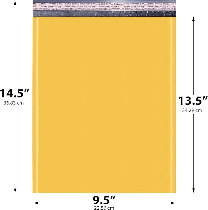 Large Kraft Bubble Mailers 9.5x14.5 inch #4 | Self Seal Padded Envelopes Cushioned Bubble Mailer | Usable Size 9.5x13.5 | Lightweight mailing Shipping Bags | 200 Pack Bulk | USA Made