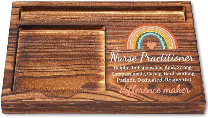 Nurse Practitioner Sticky Note Holder, Thank You Nurse Practitioner Gifts, Nurse Practitioner Appreciation Gifts, Nurse Practitioner Office Decor Self-Stick Note Pad Holders YB370