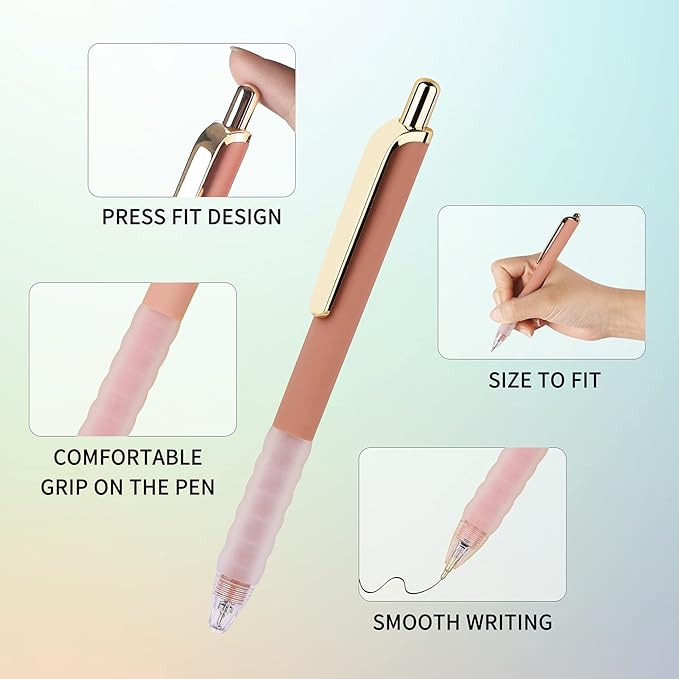 Pens Ballpoint 18-pcs Medium Point Smooth Writing Bulk Pens Black Ink 1.0 mm Journaling Pen Office Supplies for Women & Men