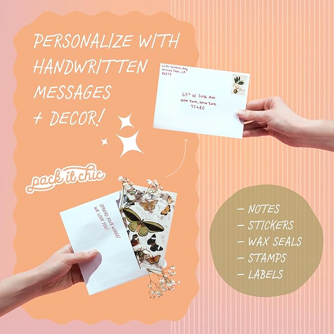 Pack It Chic - 5.75” X 8.75” Envelopes (250 Count) White A9 Peel-and-Stick Envelopes for Photos, Letters, Invitations, Weddings, Announcements, and Holidays - 5 3/4" X 8 3/4"