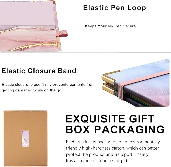 Lateefah Clipboard with Storage, File Folders with Pockets, Nursing Clipboard with Label Stickers and Notepad, Spiral Clip Board with Pen Loop for School, Office Supplies