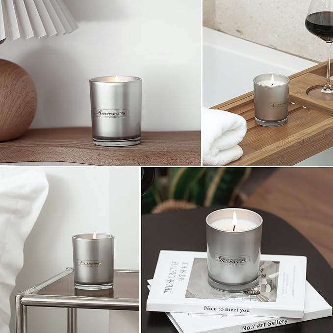 6 Pack Scented Candles for Home Scented: Aromatherapy Candle Set, Soy Candles for Women, Up to 250H Burning, Candle Gift Set for Spa Bath Yoga Meditation Birthday Diwali Thanksgiving Christmas Gifts