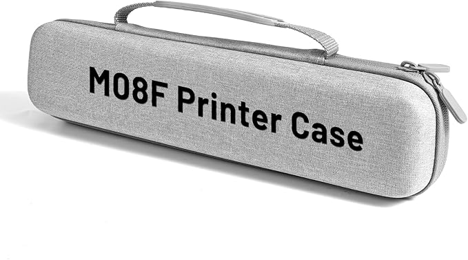M08F Portable Printer Case - Sturdy EVA Travel Bag, Compatible with Itari, PhoPRT, COLORWING, Odaro, Phomemo Portable Printer and HPRT MT800 Thermal Printer, Lightweight