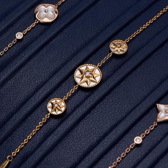 Oirlv Stackable Necklace Pendant Bracelet Organizer Tray Blue Leather Jewelry Drawer Organizer Trays