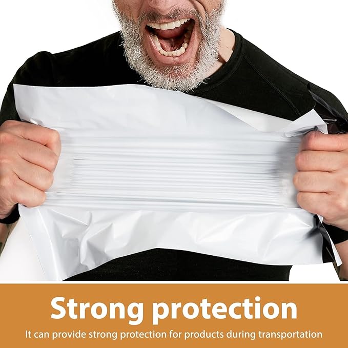Metronic Poly Mailers 24x24 100PC White, Extra Large Shipping Bags Mailing Envelopes with Strong Adhesive, 2.5Mil Thick Mailers Poly Bags for Shipping, Mailing Bag Packaging Bag for Small Business