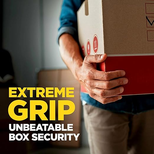 Scotch Box Lock Packaging Tape with Dispenser, 1.88 inch x 800 inch (22.2 yd), 2 Rolls, Clear Heavy Duty Packing/Shipping Tape, Extreme Grip – Sticks Instantly to Any Box for Secure Seal