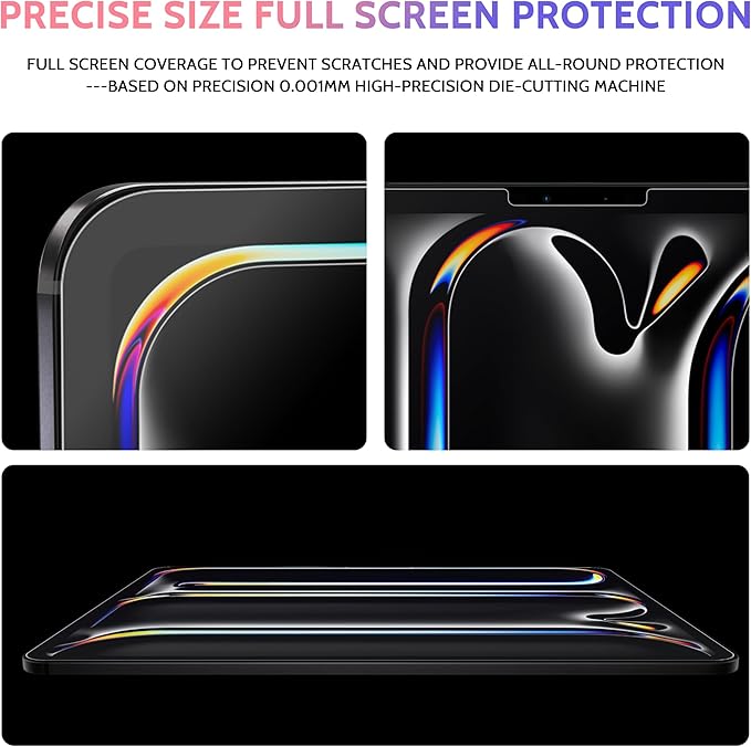 2 Pack Like Paper Screen Protector for iPad Pro 11 Inch M4/M5 [2024/2025 5/6th Gen], Matte Anti Glare PET Film/Blue Light Filter Eye Protection Cover/Drawing & Writing Feel Like on Paper