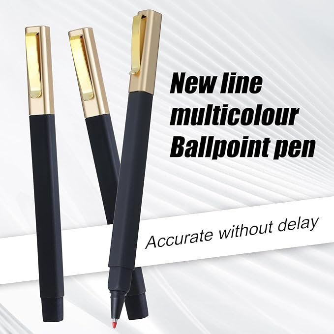 36 Pack Gel Pens Black 0.5mm Medium Point Black Gel Ink Pens with Cap Quick Drying Ballpoint Pen Smooth Writing Fine Point Pen for Journaling School Office Supplies