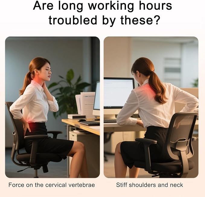 Monitor Stand Riser - Double Drawer Ergonomic Organizer for Desk, Authentic Computer Monitor Riser with Storage, Desktop Accessory for Family Friends Home Offices Indoor Study Room