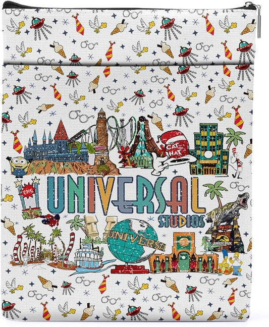 Magic Stuff Magical Castle Book Sleeve Book Cover Book Lovers Gifts Book Club Gifts Wizard Book Protector Vacation Gifts Book Gifts for Readers Women Magic Movie Fans Friend Graduation Birthday Gifts