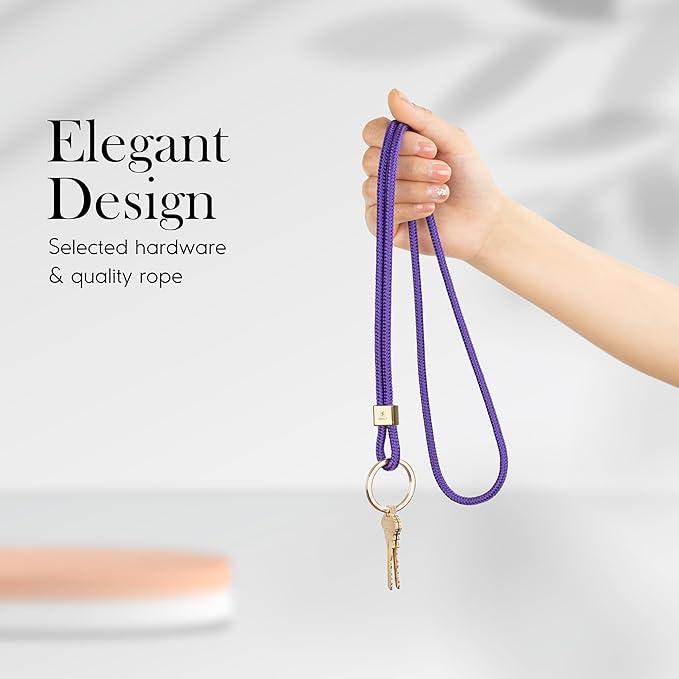 SENLLY Neck Lanyard Strap for Keys, Original Minimalist Design KeyChain Holder