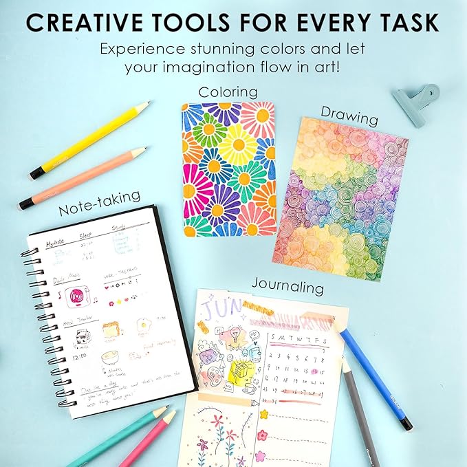 Grabie Erasable Gel Pens, 9 Colors Erasable Pens, Make Mistakes Disappear Colored Pens, Assorted Color Inks for Drawing Writing Planner,Gel Pens for Coloring