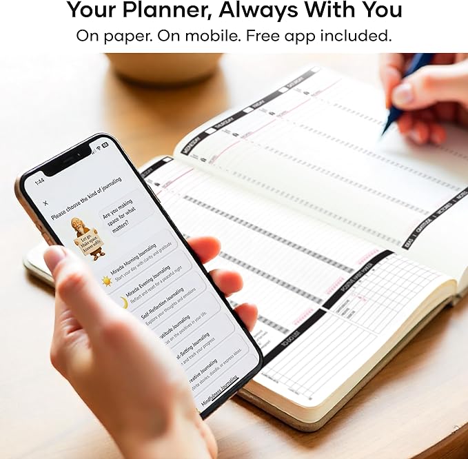 Law of Attraction Planner – Undated Hourly, Weekly & Monthly Goal Setting Planner, 12-Month to Increase Productivity | Life & Gratitude Journal, Include Foldable Vision Board, Gift Box & Stickers
