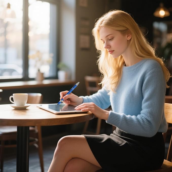 Inspiring Pen Set - 12 Inspirational Quote Ballpoint Pens with 12 Refills, Blue Ink - Motivational Gifts for Office & School | Encouragement Gifts for Men & Women, Multicolor