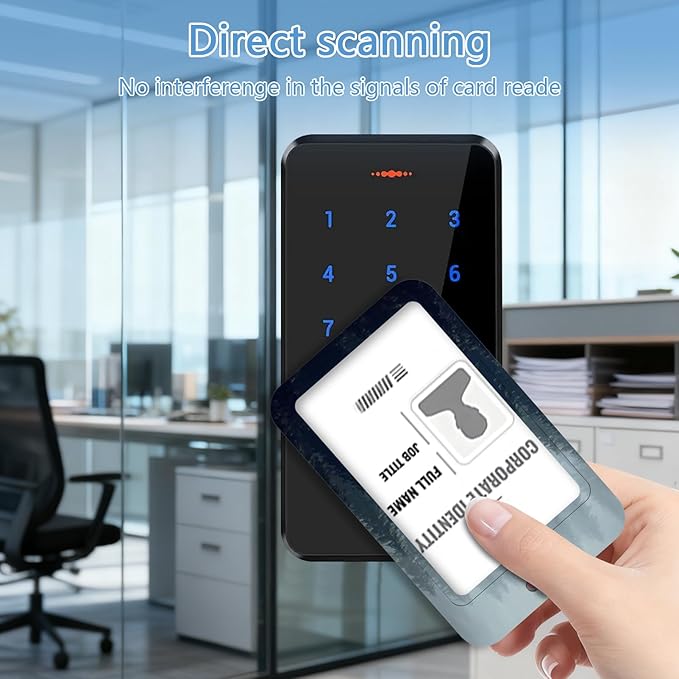 Misty Forest Badge Holder Reel Lanyard,ID Card Badge Holder Retractable Name Tag Clips for Doctor Nurse Teacher Office Student