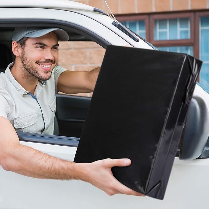 Metronic Poly Mailers 14.5x19 400 Pack Large Shipping Bags for Clothing Bulk,Self Adhesive Shipping Envelopes for Small Business,Waterproof Mailers Poly Bags for Shipping,Packaging Mailing Bags Black