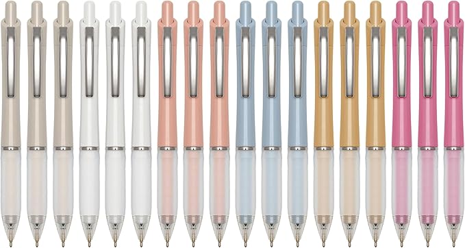 Ball Point Pen Black Ink Ballpoint Pens with Super Soft Grip Medium Point 1.0mm Office Pens (18-count)