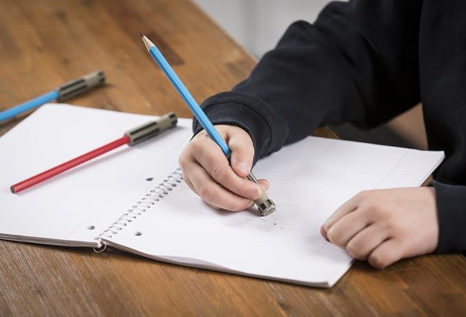 Light Saber Pencils Party Favors, Set for Kids 24 pack of Red and Blue Pencils with 3D Top Gifts Supplies for Star Wars Fan Boys Girls Teen Tween Adult - birthday party favors star wars Pencils