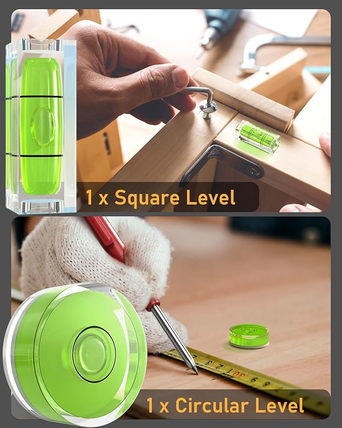 34 Pack Carpenter Pencil Set with Sharpener, Mechanical Carpenter Pencils with Deep Hole Long-Nib Marker Pens, Carbide Scribe Tool & Construction Pencils for Architect Woodworking with Case