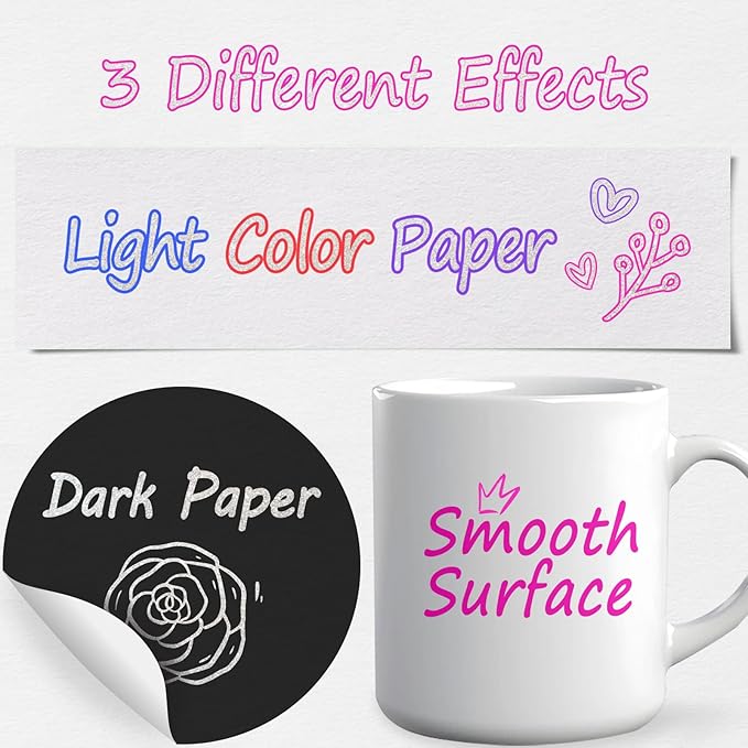 Outline Shimmer Glitter Markers for Kids, 12 Metallic Outline Marker Pen, Super Squiggles Shimmer Markers for Doodling, Art Supplies, Arts Crafts, Gifts for 8-12 Year Old Girls, Double Line Pens