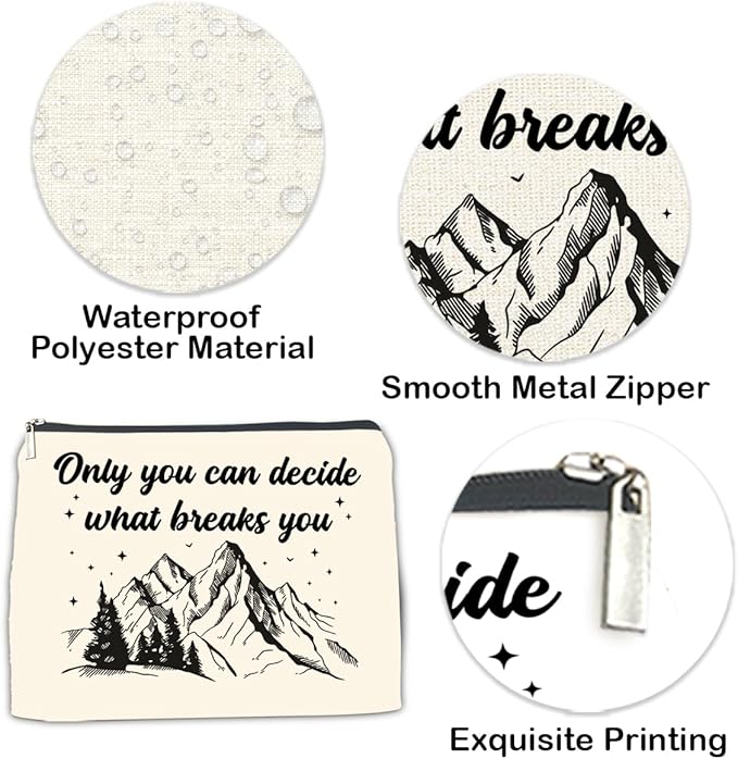 NGAEAK Bookish Gifts Cosmetic Bag, Gifts for Book Lovers Christmas Birthday Zipper Makeup Pouch Small Makeup Bag