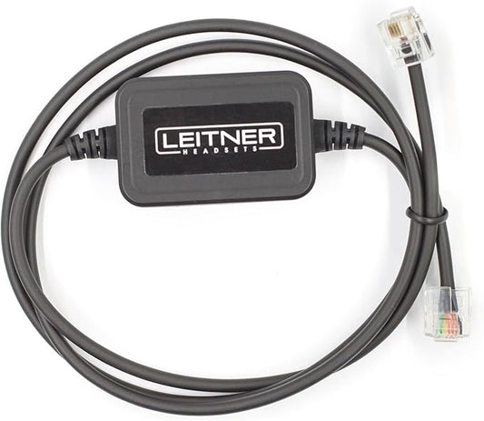 Leitner Electronic Hookswitch for Cisco Phones – Compatible with All Leitner Wireless Office Headsets