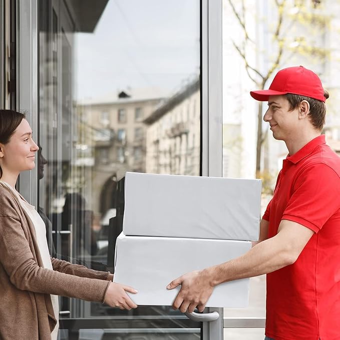 Metronic Poly Mailers 19x24 Inch 40000 Pcs, Large Shipping Bags for Clothing, Small Business, Strong Thick Mailing Bags with Self Adhesive, Waterproof and Tear-Proof Large Shipping Bags Bulk in White