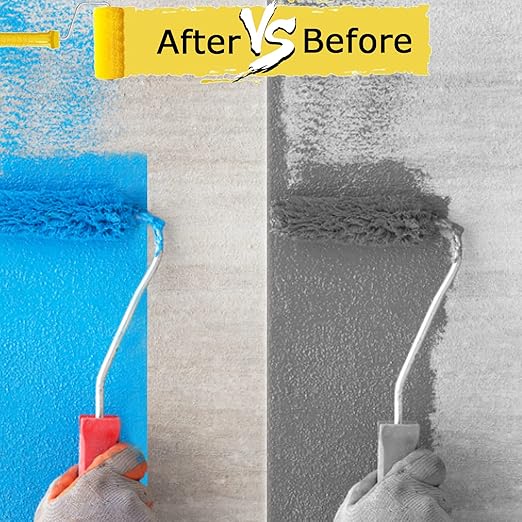 Masking Tape, Blue Painters Tape, Master Adhesive Paper Tape, Multi-Surface Painter's Tape for Painting, DIY Crafts, Decoration, Labeling, No Residue, Easy Remove, 60.1 Yd, 9 Rolls, 0.94 Inch Wide